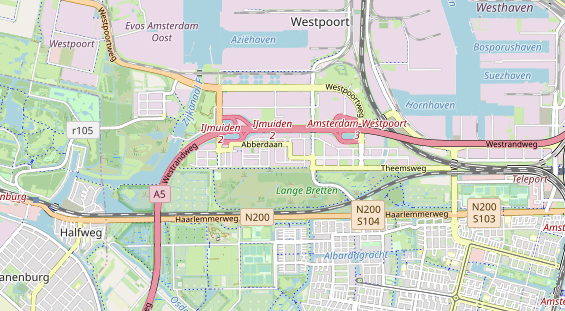 Área para autocaravana en la tarjeta