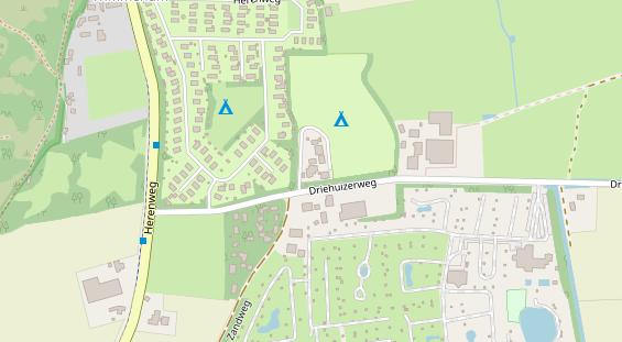 Stellplatz auf Satellitenbild