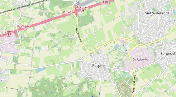 Área para autocaravana en la tarjeta