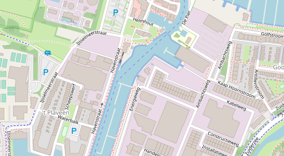 Stellplatz auf Satellitenbild