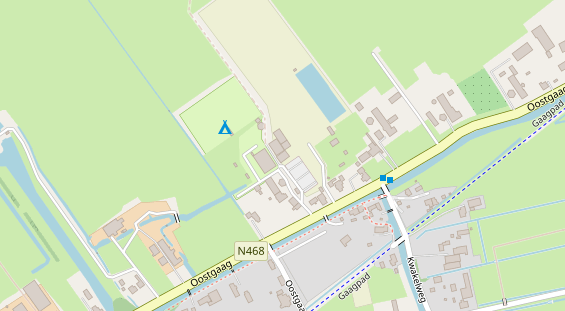 Stellplatz auf Satellitenbild