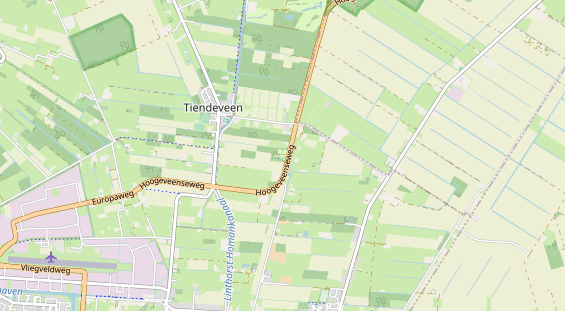 Área para autocaravana en la tarjeta