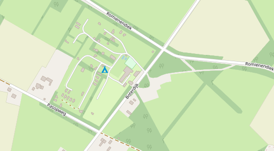 Stellplatz auf Satellitenbild