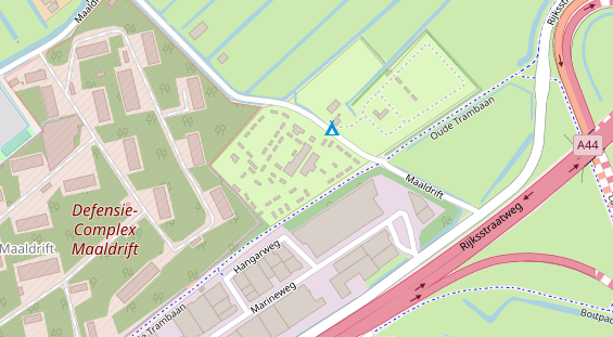 Stellplatz auf Satellitenbild