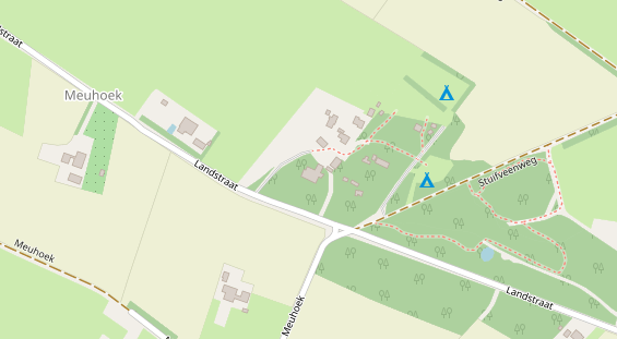 Stellplatz auf Satellitenbild