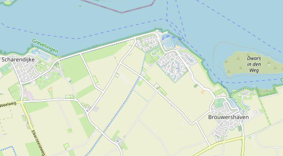 Area di sosta per camper sulla carta