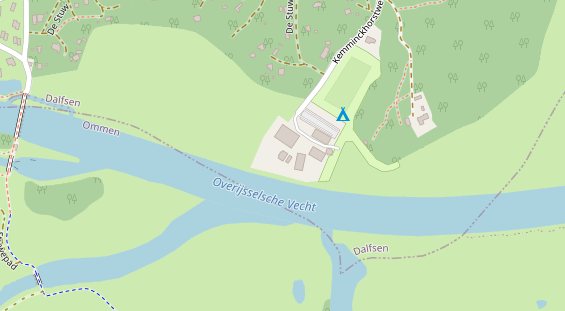 Stellplatz auf Satellitenbild