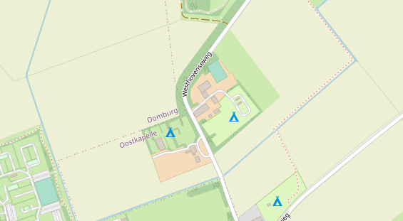 Stellplatz auf Satellitenbild