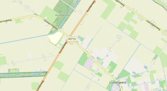 Area di sosta per camper sulla carta