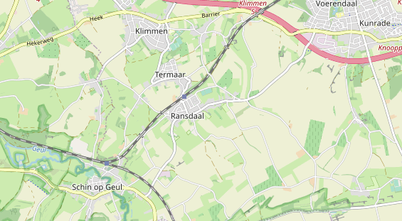 Aire camping-car sur la carte