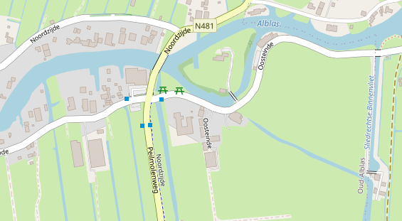 Stellplatz auf Satellitenbild