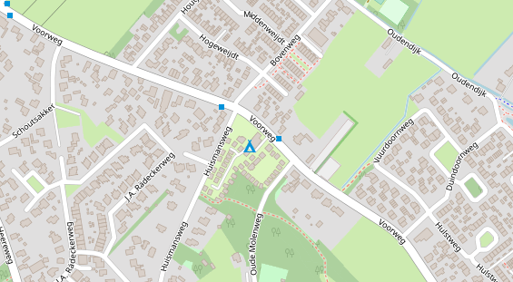 Stellplatz auf Satellitenbild