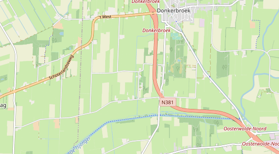 Área para autocaravana en la tarjeta