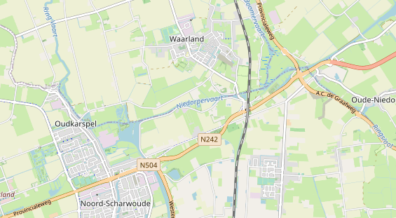 Aire camping-car sur la carte