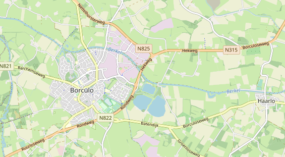 Aire camping-car sur la carte