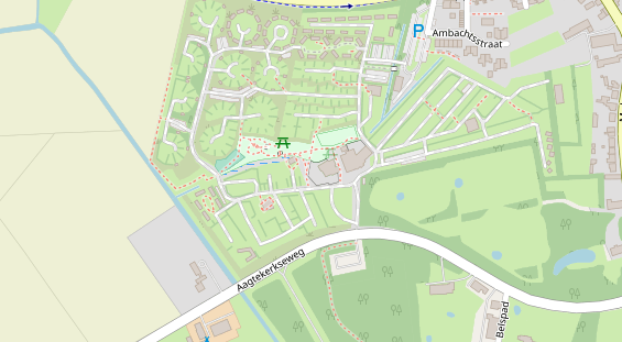 Stellplatz auf Satellitenbild