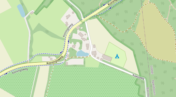 Stellplatz auf Satellitenbild