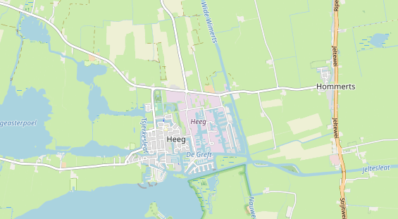 Area di sosta per camper sulla carta