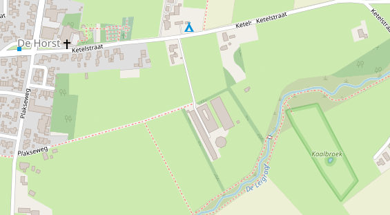 Stellplatz auf Satellitenbild