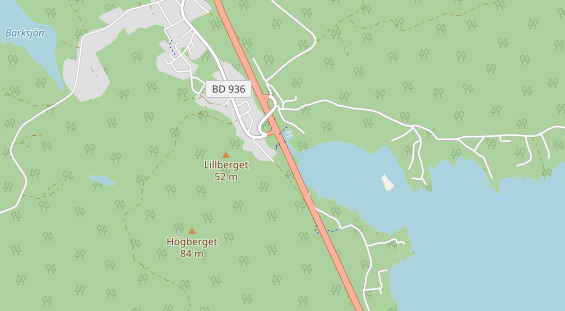 Aire camping-car sur la carte