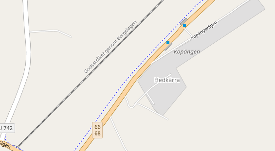 Stellplatz auf Satellitenbild