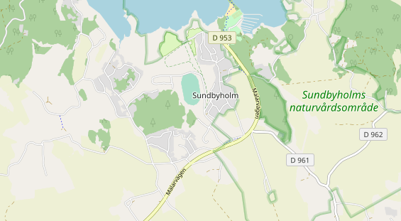 Area di sosta per camper sulla carta