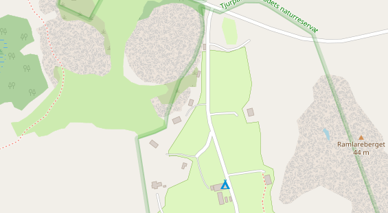 Stellplatz auf Satellitenbild