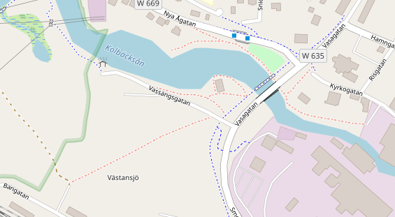 Stellplatz auf Satellitenbild