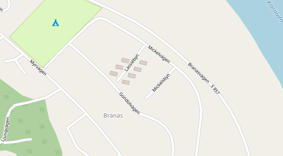 Stellplatz auf Satellitenbild