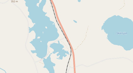 Aire camping-car sur la carte