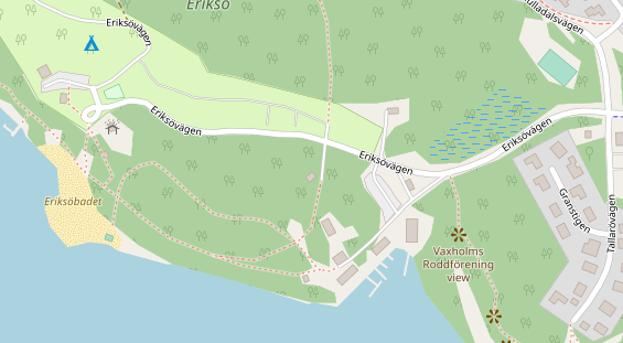 Stellplatz auf Satellitenbild