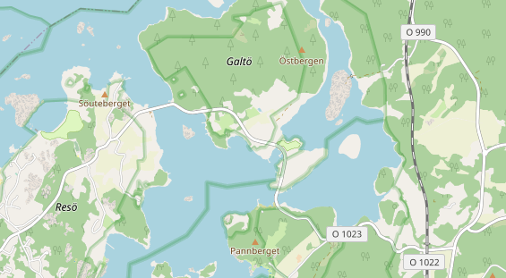 Aire camping-car sur la carte