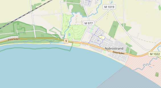 Area di sosta per camper sulla carta