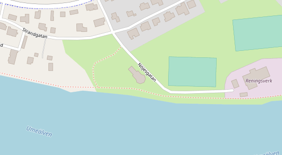 Stellplatz auf Satellitenbild