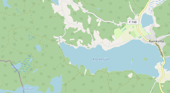 Área para autocaravana en la tarjeta