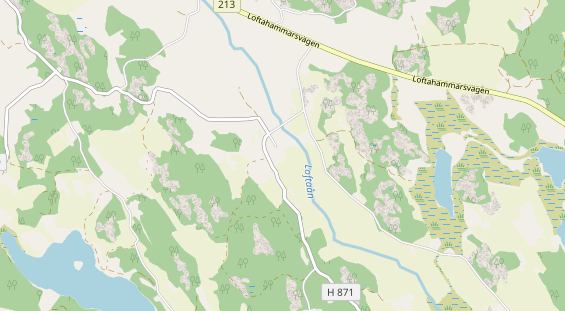 Aire camping-car sur la carte