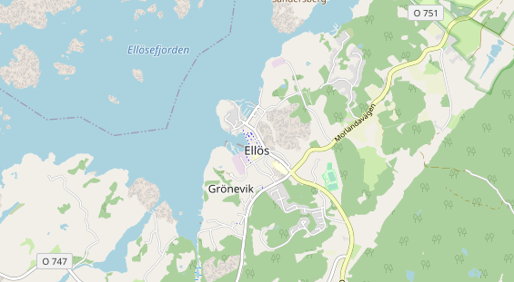 Área para autocaravana en la tarjeta