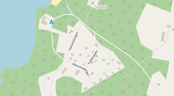 Stellplatz auf Satellitenbild