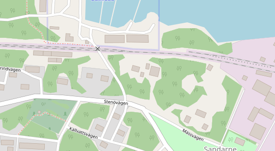 Stellplatz auf Satellitenbild