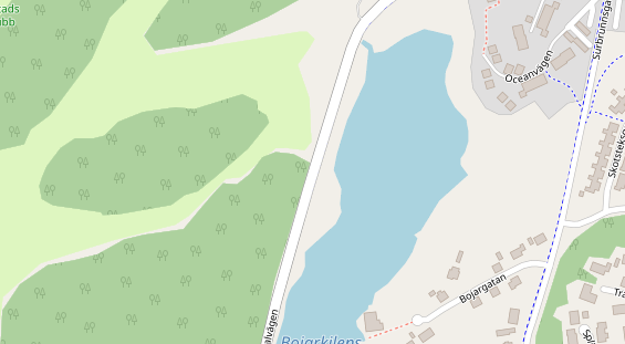 Stellplatz auf Satellitenbild