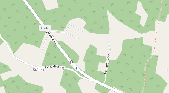 Stellplatz auf Satellitenbild