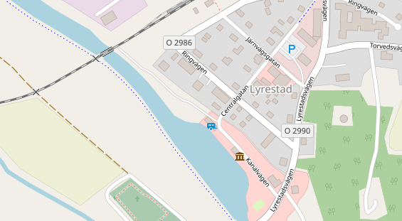 Stellplatz auf Satellitenbild