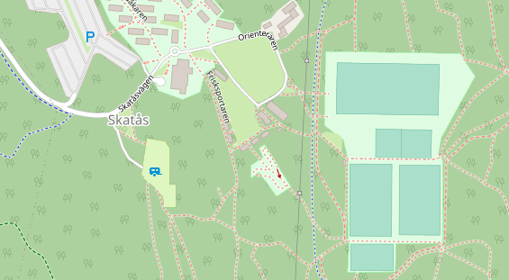 Stellplatz auf Satellitenbild