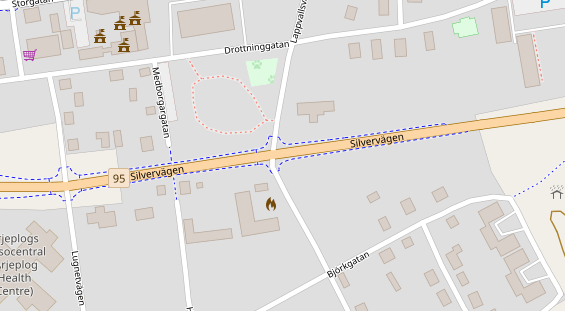 aire de camping-car auf Karte