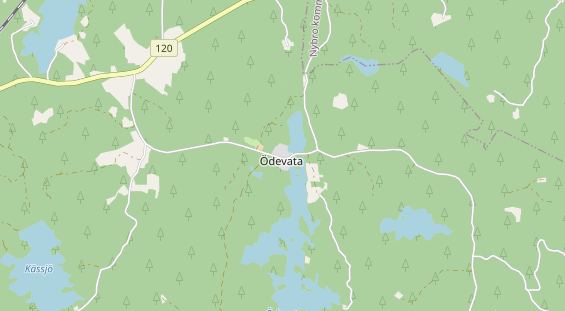 Área para autocaravana en la tarjeta