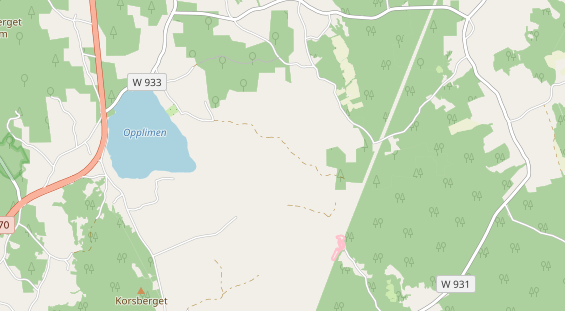 Área para autocaravana en la tarjeta