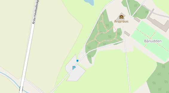 Stellplatz auf Satellitenbild