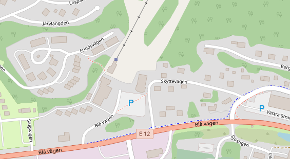 área camper auf Karte