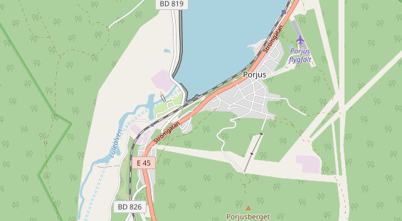 Aire camping-car sur la carte