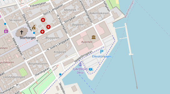 Stellplatz auf Satellitenbild